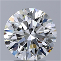 Natural Diamond 3.01 Carats, Round with Excellent Cut, I Color, SI1 Clarity and Certified by GIA