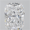 Natural Diamond 3.01 Carats, Cushion with  Cut, D Color, SI2 Clarity and Certified by GIA
