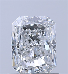 Picture of Natural Diamond 1.00 Carats, Radiant with  Cut, E Color, VVS1 Clarity and Certified by GIA