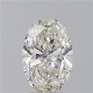 Picture of Natural Diamond 2.20 Carats, Oval with  Cut, I Color, SI2 Clarity and Certified by GIA