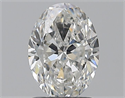 Diamante Natural 1.29 quilates, Ovalado , Color F, claridad VS2 y certificado GIA