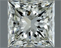 Natural Diamond 1.00 Carats, Princess with  Cut, J Color, VVS1 Clarity and Certified by IGI