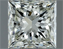 Natural Diamond 1.00 Carats, Princess with  Cut, J Color, VVS1 Clarity and Certified by IGI