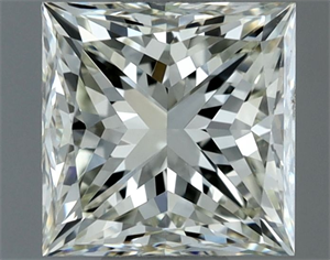 Picture of Natural Diamond 1.00 Carats, Princess with  Cut, J Color, VVS1 Clarity and Certified by IGI