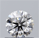 Natural Diamond 0.70 Carats, Round with Very Good Cut, F Color, SI1 Clarity and Certified by GIA