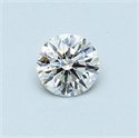 Natural Diamond 0.41 Carats, Round with Very Good Cut, D Color, SI2 Clarity and Certified by GIA
