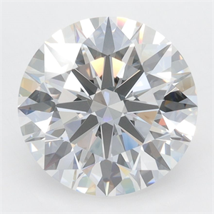 Picture of Lab Grown Diamond 4.01 Carats, Round with Excellent Cut, D Color, VVS1 Clarity and Certified by GIA