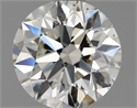 Natural Diamond 0.70 Carats, Round with Excellent Cut, J Color, SI1 Clarity and Certified by GIA