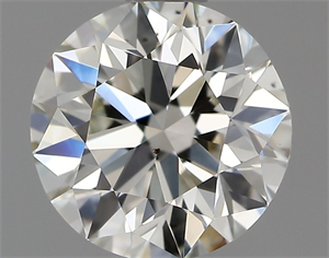 Picture of Natural Diamond 0.70 Carats, Round with Excellent Cut, J Color, SI1 Clarity and Certified by GIA