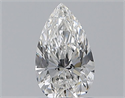 Natural Diamond 0.70 Carats, Pear with  Cut, F Color, SI1 Clarity and Certified by GIA