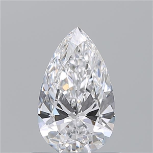 Picture of Natural Diamond 0.73 Carats, Pear with  Cut, D Color, VVS1 Clarity and Certified by GIA