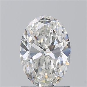 Picture of Natural Diamond 1.27 Carats, Oval with  Cut, G Color, VVS2 Clarity and Certified by GIA