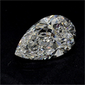 Natural Diamond 2.11 Carats, Pear with  Cut, H Color, VVS1 Clarity and Certified by GIA