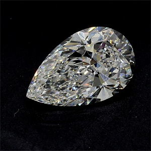 Picture of Natural Diamond 2.11 Carats, Pear with  Cut, H Color, VVS1 Clarity and Certified by GIA