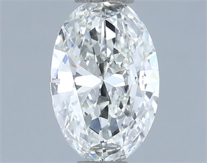 Picture of Natural Diamond 0.71 Carats, Oval with  Cut, H Color, VVS1 Clarity and Certified by IGI