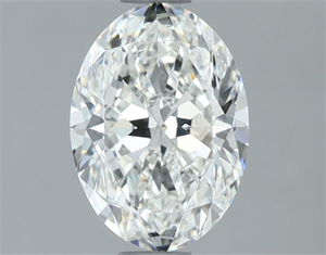 Picture of Natural Diamond 1.51 Carats, Oval with  Cut, G Color, VVS1 Clarity and Certified by GIA