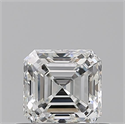 Diamante Natural 0.53 quilates, Asscher , Color H, claridad VVS2 y certificado GIA