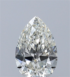 Picture of Natural Diamond 0.55 Carats, Pear with  Cut, J Color, VVS2 Clarity and Certified by GIA