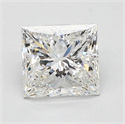 Natural Diamond 1.21 Carats, Princess with  Cut, H Color, VS2 Clarity and Certified by GIA