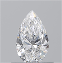 Natural Diamond 0.51 Carats, Pear with  Cut, E Color, VS1 Clarity and Certified by GIA