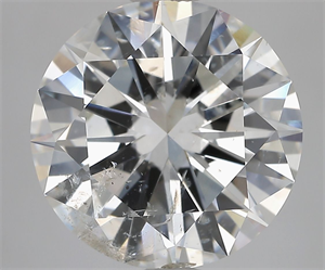 Foto Diamante Natural 4.00 quilates, Redondo , Color G, claridad I1 y certificado GIA de