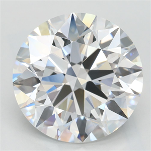 Picture of Lab Grown Diamond 4.02 Carats, Round with Excellent Cut, D Color, VVS1 Clarity and Certified by GIA
