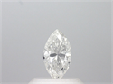 Natural Diamond 0.44 Carats, Oval with  Cut, F Color, I1 Clarity and Certified by GIA