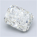 Natural Diamond 3.50 Carats, Cushion with  Cut, H Color, VS1 Clarity and Certified by GIA
