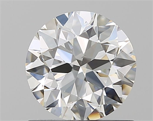 Picture of Natural Diamond 0.91 Carats, Round with Excellent Cut, I Color, VS2 Clarity and Certified by GIA