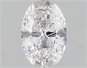 Natural Diamond 0.82 Carats, Oval with  Cut, D Color, SI1 Clarity and Certified by GIA