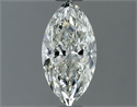Natural Diamond 0.50 Carats, Marquise with  Cut, J Color, SI2 Clarity and Certified by GIA
