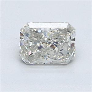 Picture of Natural Diamond 1.01 Carats, Radiant with  Cut, I Color, SI1 Clarity and Certified by GIA