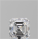 Natural Diamond 1.01 Carats, Asscher with  Cut, E Color, VVS2 Clarity and Certified by GIA