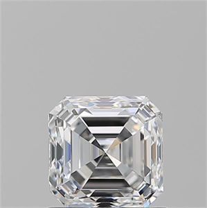 Picture of Natural Diamond 1.01 Carats, Asscher with  Cut, E Color, VVS2 Clarity and Certified by GIA