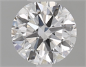 Natural Diamond 0.70 Carats, Round with Excellent Cut, D Color, VVS2 Clarity and Certified by GIA
