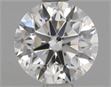 Natural Diamond 1.01 Carats, Round with Excellent Cut, G Color, SI2 Clarity and Certified by GIA