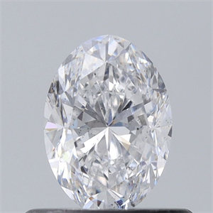 Picture of Natural Diamond 0.50 Carats, Oval with  Cut, D Color, SI1 Clarity and Certified by GIA