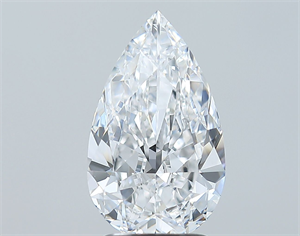 Foto Diamante Natural 2.00 quilates, De pera , Color D, claridad VS2 y certificado GIA de