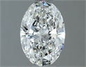 Diamante Natural 0.70 quilates, Ovalado , Color G, claridad VS2 y certificado GIA
