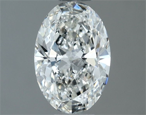 Foto Diamante Natural 0.70 quilates, Ovalado , Color G, claridad VS2 y certificado GIA de