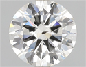 Natural Diamond 1.01 Carats, Round with Very Good Cut, I Color, SI2 Clarity and Certified by GIA