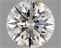 Natural Diamond 0.80 Carats, Round with Excellent Cut, H Color, IF Clarity and Certified by GIA