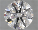 Lab Grown Diamond 2.52 Carats, Round with Ideal Cut, D Color, FL Clarity and Certified by IGI