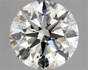 Picture of Natural Diamond 2.50 Carats, Round with Excellent Cut, H Color, VVS1 Clarity and Certified by HRD