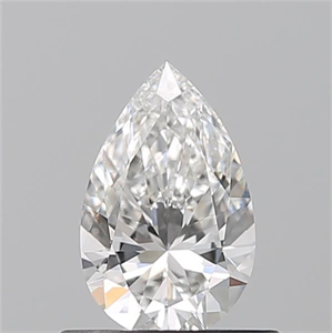 Picture of Natural Diamond 0.51 Carats, Pear with  Cut, G Color, VS1 Clarity and Certified by GIA