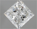 Natural Diamond 0.90 Carats, Princess with  Cut, H Color, VS2 Clarity and Certified by IGI