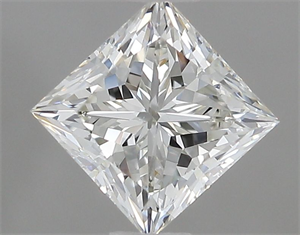 Picture of Natural Diamond 0.90 Carats, Princess with  Cut, H Color, VS2 Clarity and Certified by IGI