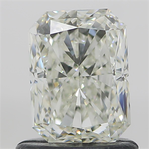 Foto Diamante Natural 1.01 quilates, Radiante , Color J, claridad VVS2 y certificado GIA de