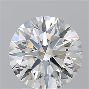 Picture of Natural Diamond 2.28 Carats, Round with Excellent Cut, J Color, VVS2 Clarity and Certified by GIA