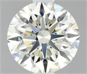 Natural Diamond 0.60 Carats, Round with Excellent Cut, K Color, IF Clarity and Certified by IGI
